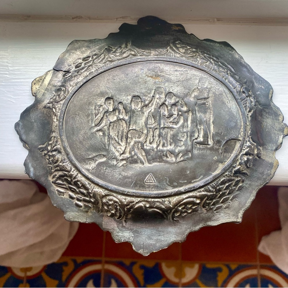 Vintage small platter/jewelry dish - Picture 2 of 9